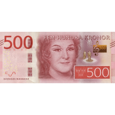 (378) Sweden P73 - 500 Kronor Year ND (2019)